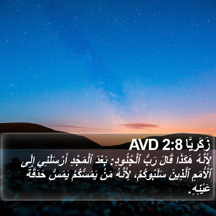 زَكَريَّا 2:8 AVD Bible Study