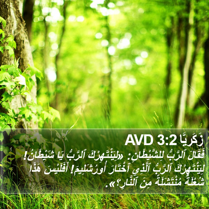 زَكَريَّا 3:2 AVD Bible Study
