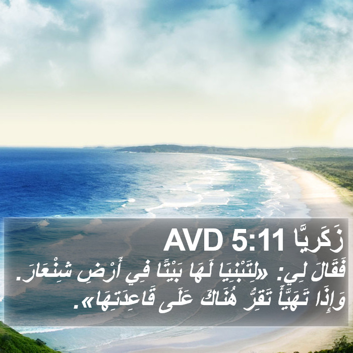 زَكَريَّا 5:11 AVD Bible Study