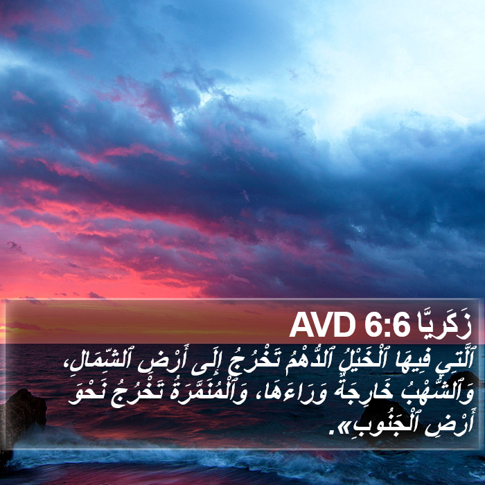 زَكَريَّا 6:6 AVD Bible Study