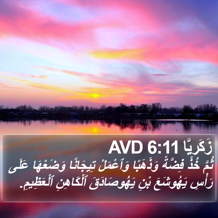 زَكَريَّا 6:11 AVD Bible Study