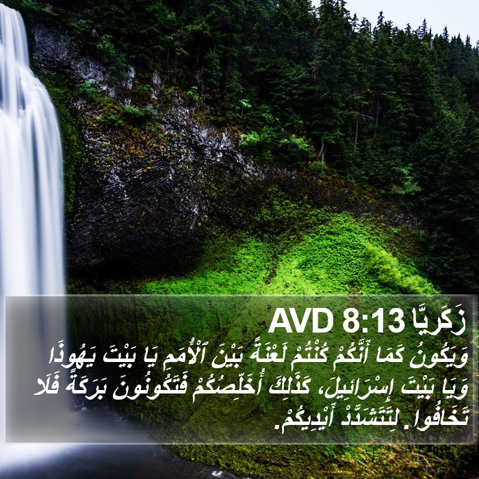 زَكَريَّا 8:13 AVD Bible Study