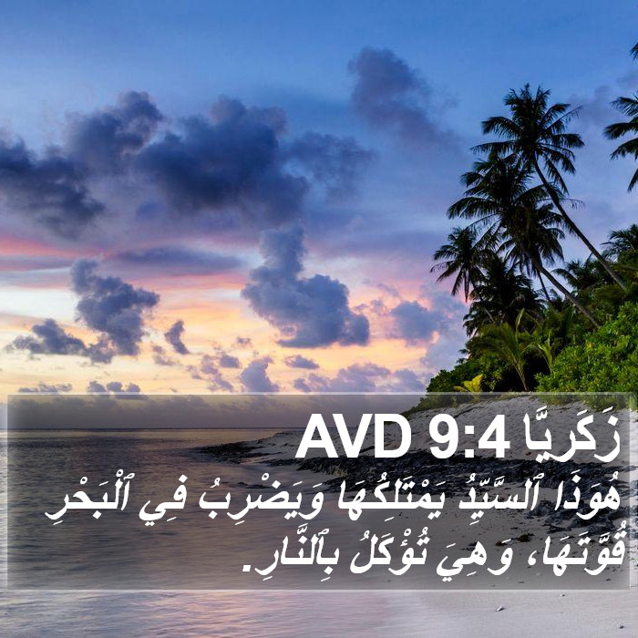 زَكَريَّا 9:4 AVD Bible Study