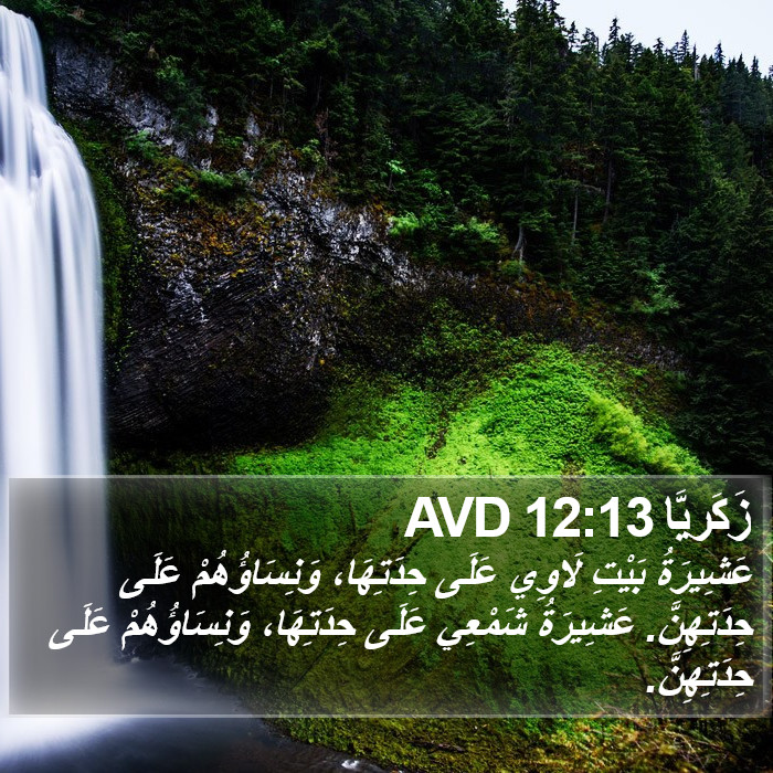 زَكَريَّا 12:13 AVD Bible Study