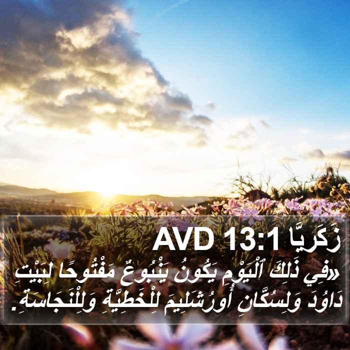 زَكَريَّا 13:1 AVD Bible Study