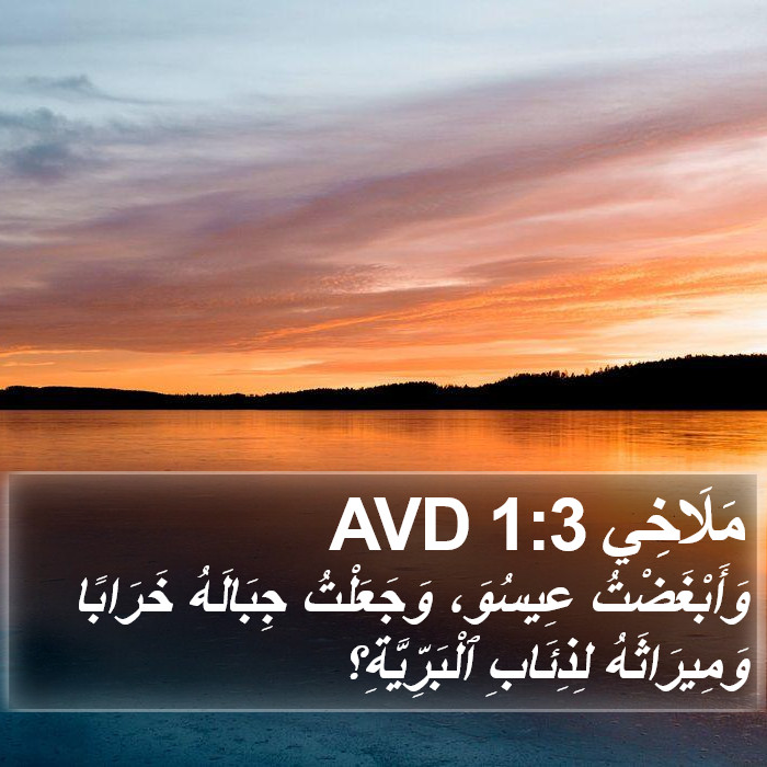 مَلَاخِي 1:3 AVD Bible Study