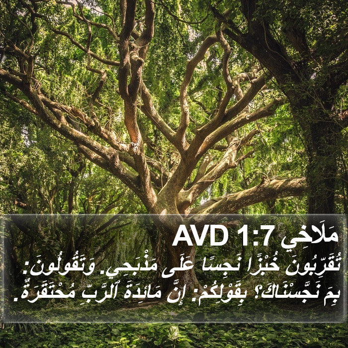 مَلَاخِي 1:7 AVD Bible Study