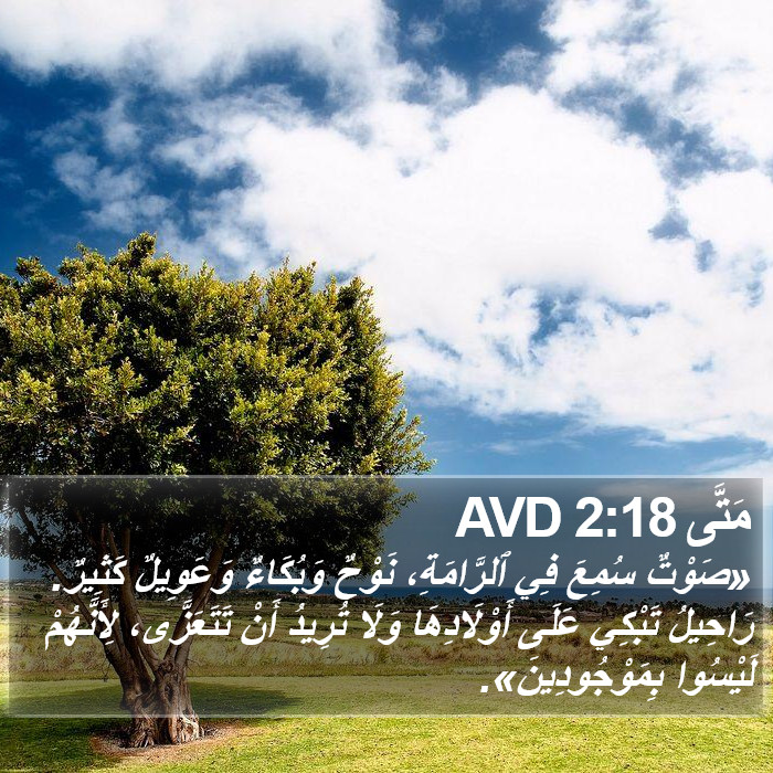مَتَّى 2:18 AVD Bible Study