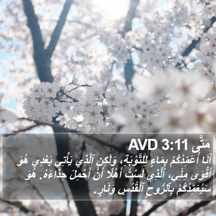 مَتَّى 3:11 AVD Bible Study