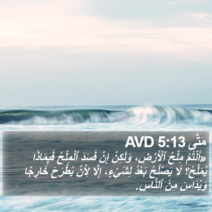 مَتَّى 5:13 AVD Bible Study