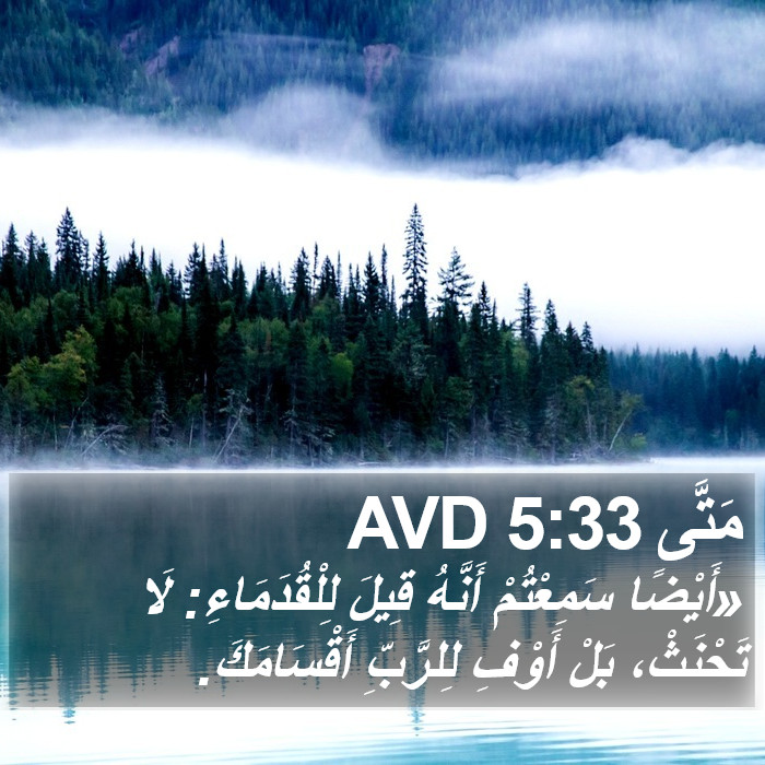مَتَّى 5:33 AVD Bible Study