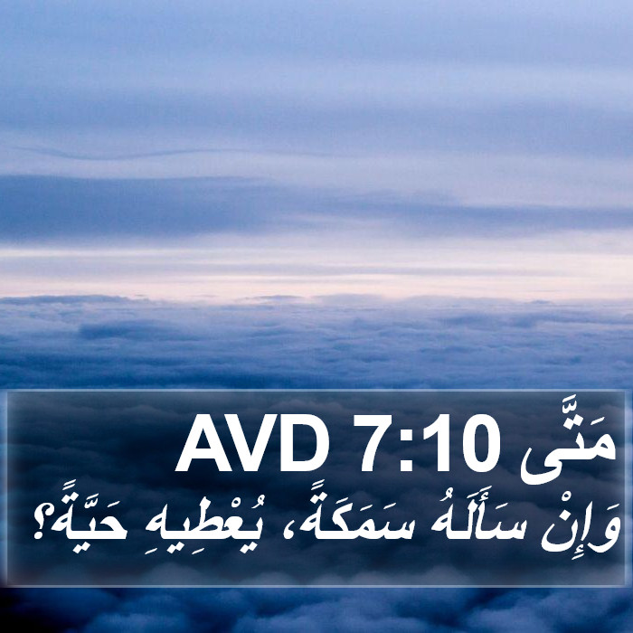 مَتَّى 7:10 AVD Bible Study