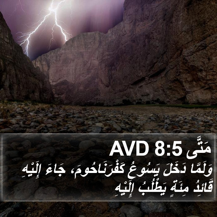 مَتَّى 8:5 AVD Bible Study