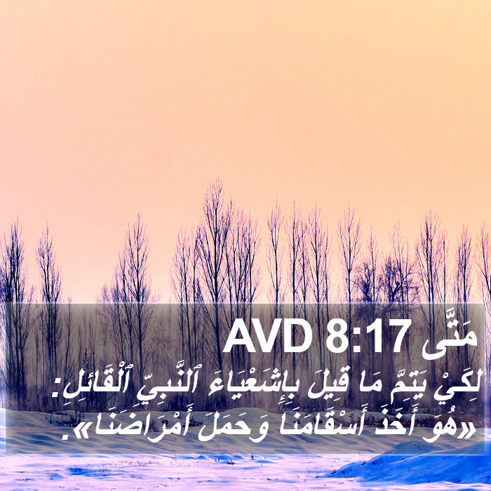 مَتَّى 8:17 AVD Bible Study