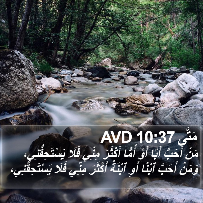 مَتَّى 10:37 AVD Bible Study