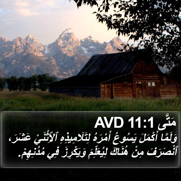 مَتَّى 11:1 AVD Bible Study