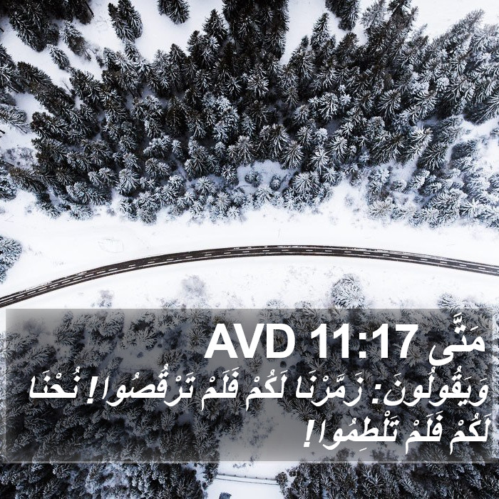 مَتَّى 11:17 AVD Bible Study