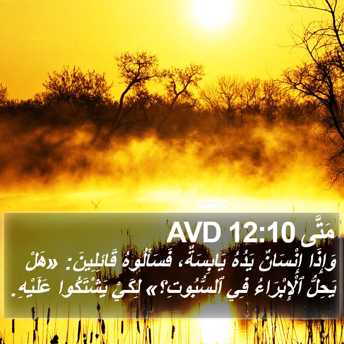 مَتَّى 12:10 AVD Bible Study