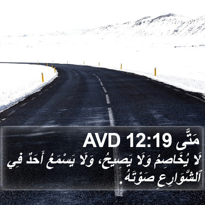 مَتَّى 12:19 AVD Bible Study