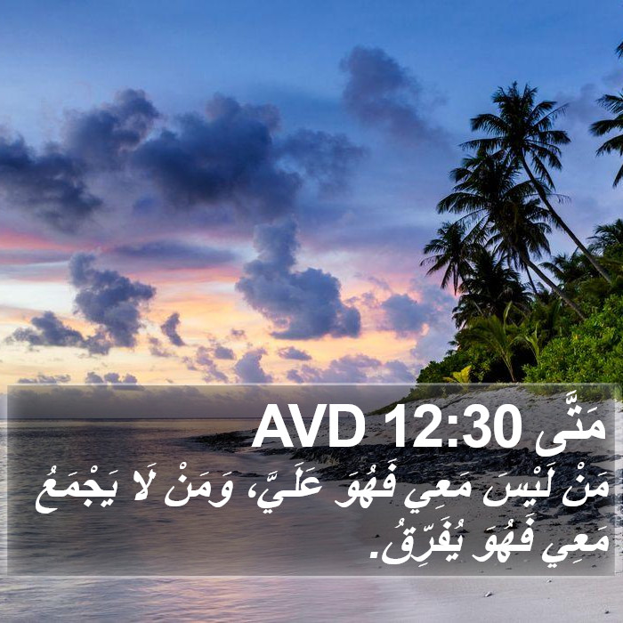 مَتَّى 12:30 AVD Bible Study