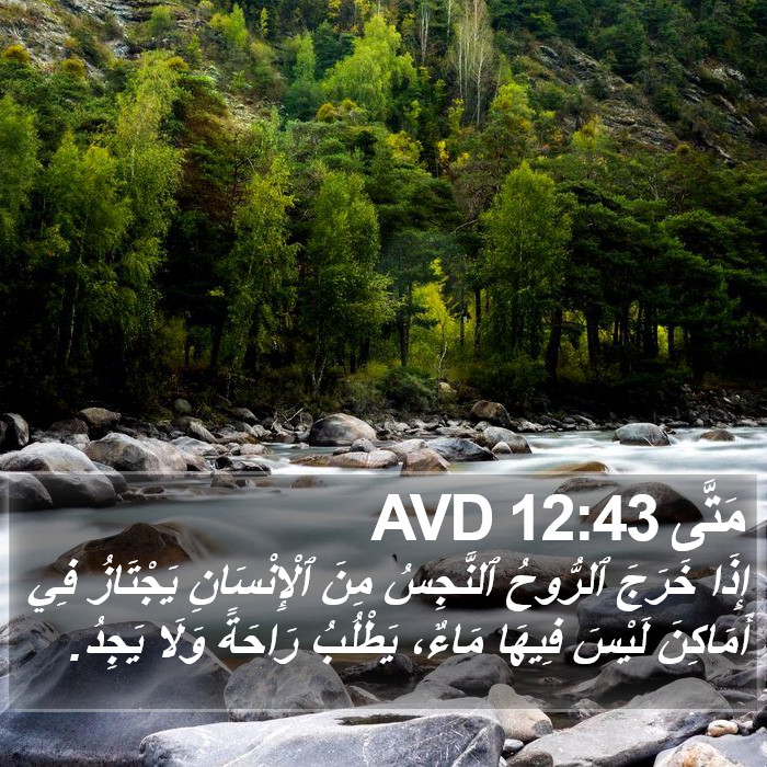 مَتَّى 12:43 AVD Bible Study