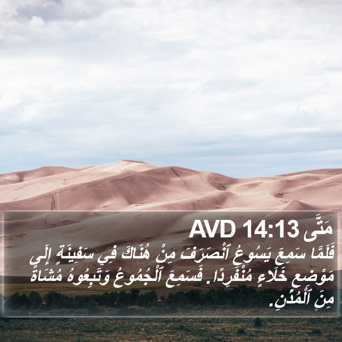 مَتَّى 14:13 AVD Bible Study