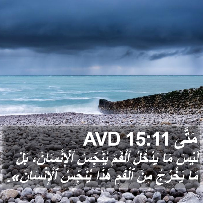 مَتَّى 15:11 AVD Bible Study