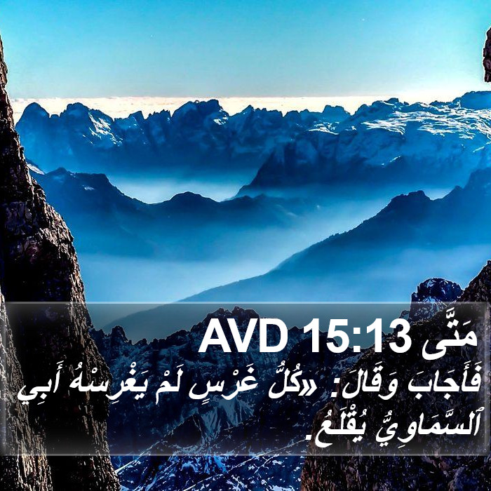 مَتَّى 15:13 AVD Bible Study