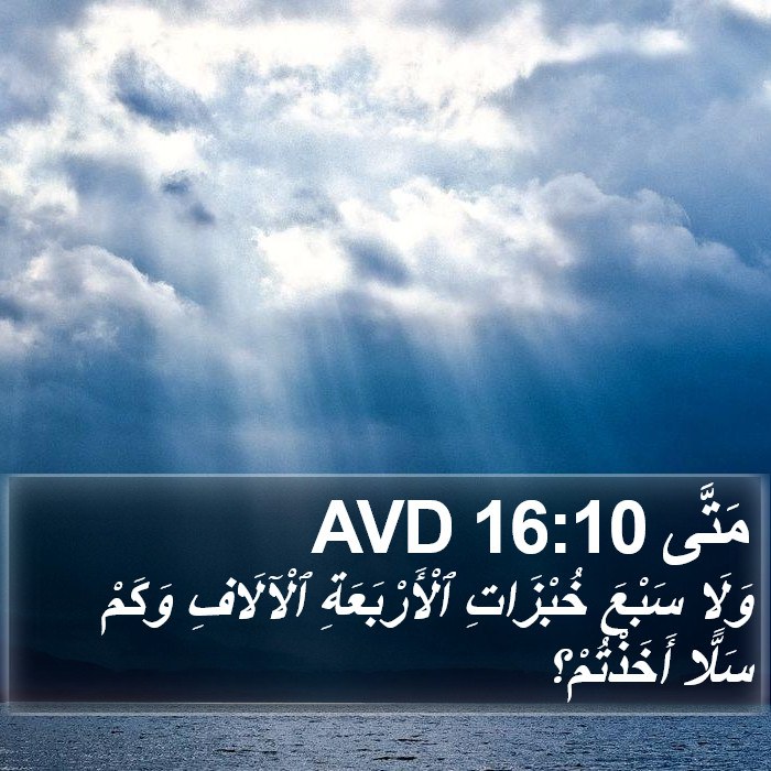 مَتَّى 16:10 AVD Bible Study