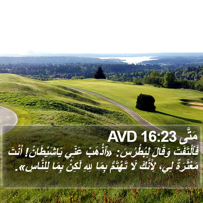 مَتَّى 16:23 AVD Bible Study