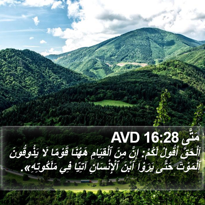 مَتَّى 16:28 AVD Bible Study