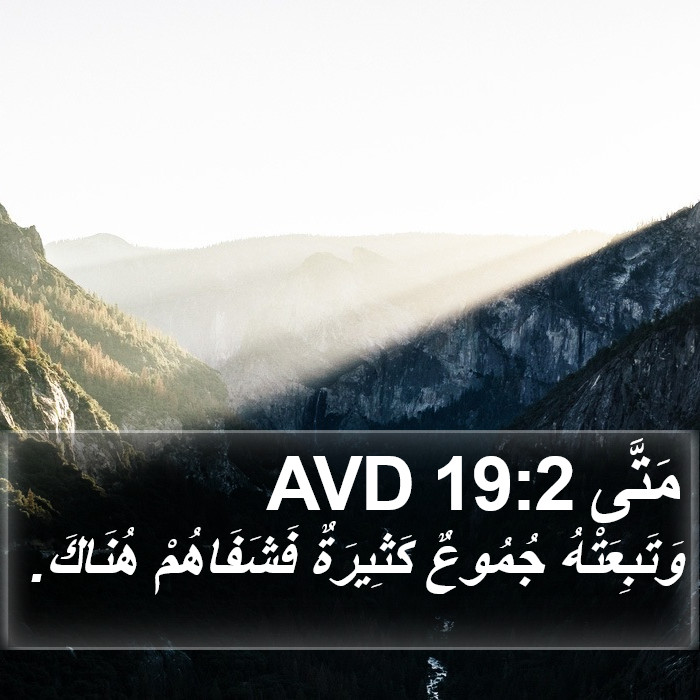 مَتَّى 19:2 AVD Bible Study