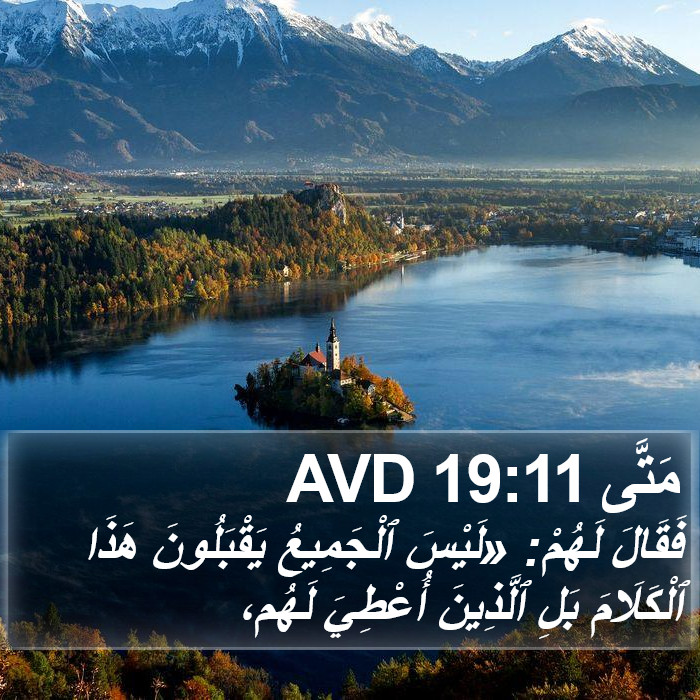 مَتَّى 19:11 AVD Bible Study