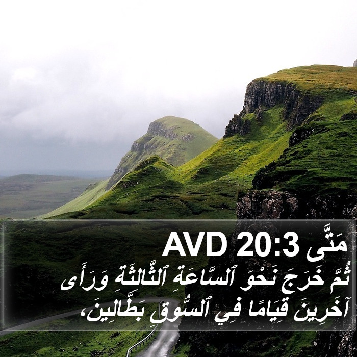 مَتَّى 20:3 AVD Bible Study