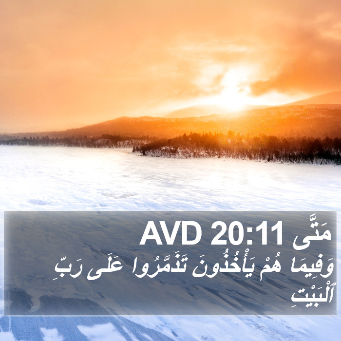 مَتَّى 20:11 AVD Bible Study