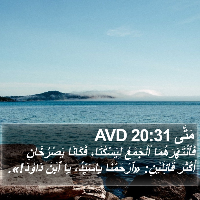 مَتَّى 20:31 AVD Bible Study