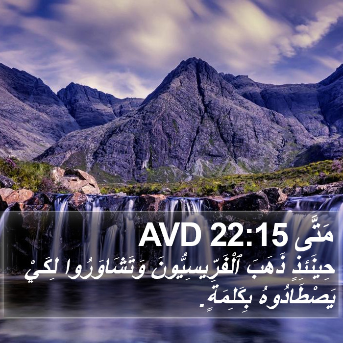مَتَّى 22:15 AVD Bible Study