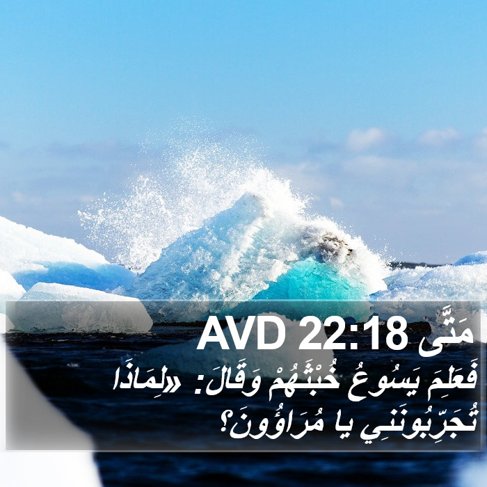 مَتَّى 22:18 AVD Bible Study
