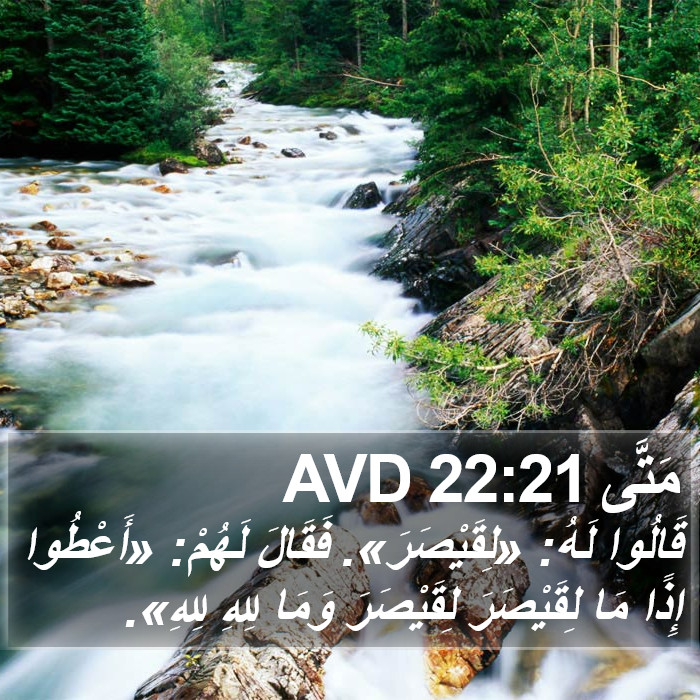مَتَّى 22:21 AVD Bible Study