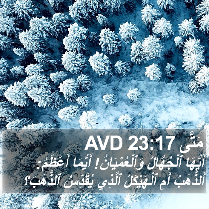 مَتَّى 23:17 AVD Bible Study