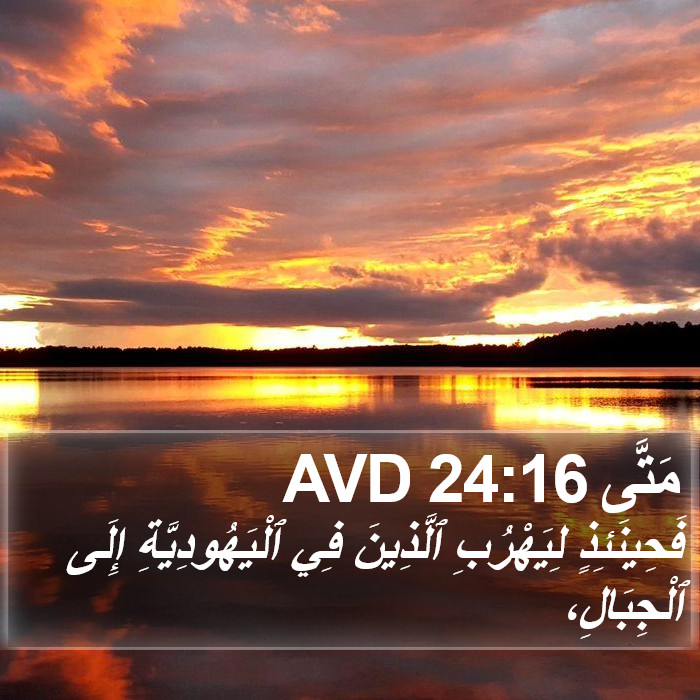 مَتَّى 24:16 AVD Bible Study