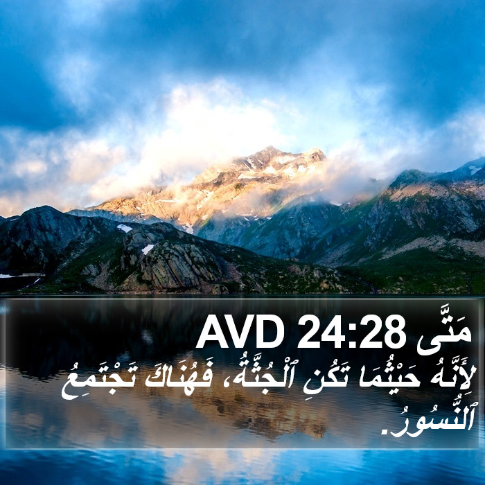 مَتَّى 24:28 AVD Bible Study
