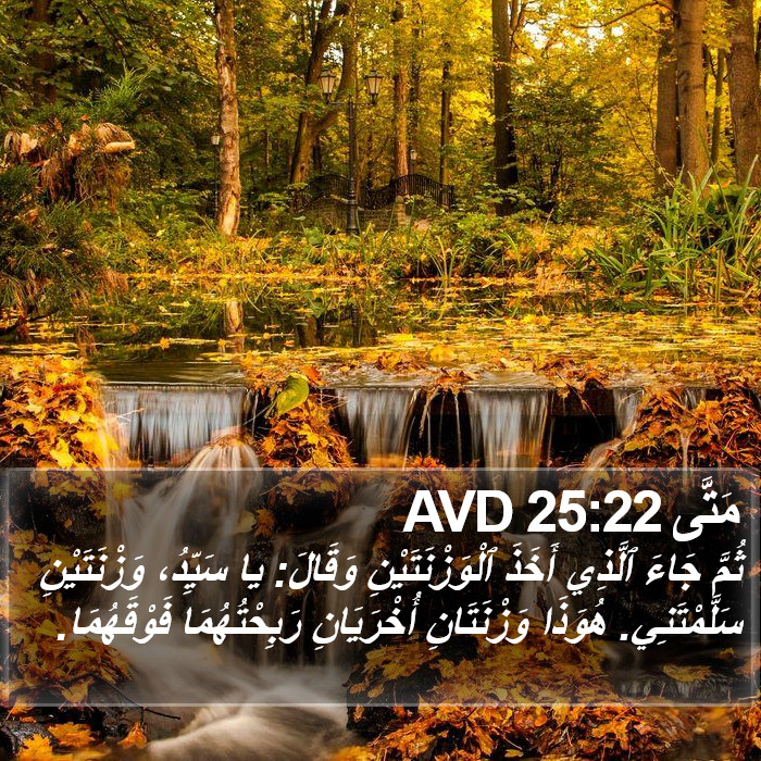 مَتَّى 25:22 AVD Bible Study