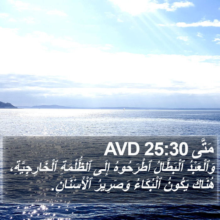 مَتَّى 25:30 AVD Bible Study