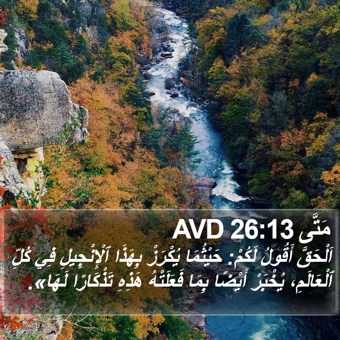 مَتَّى 26:13 AVD Bible Study