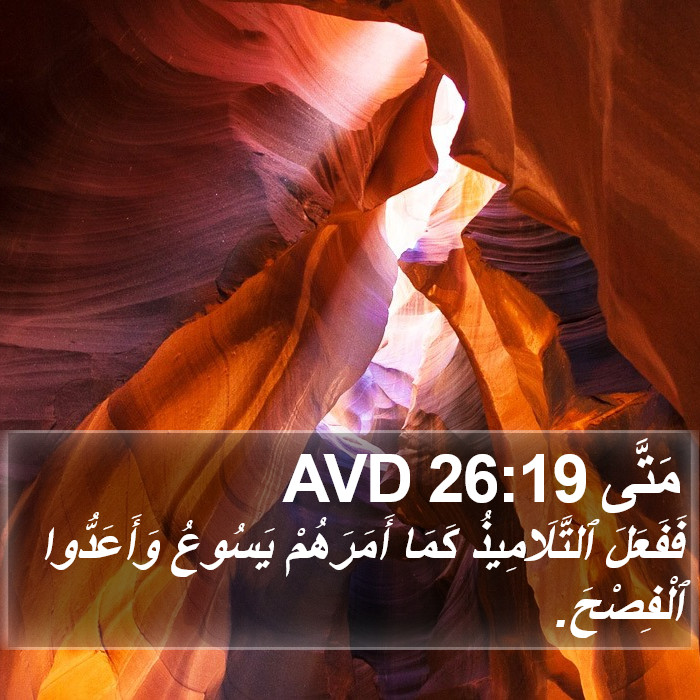 مَتَّى 26:19 AVD Bible Study