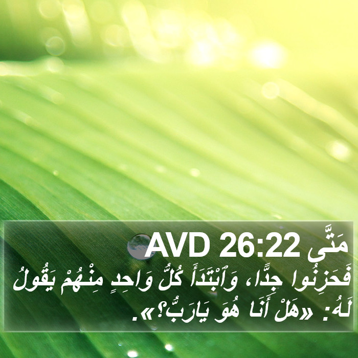 مَتَّى 26:22 AVD Bible Study