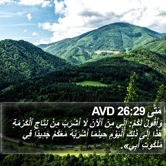 مَتَّى 26:29 AVD Bible Study