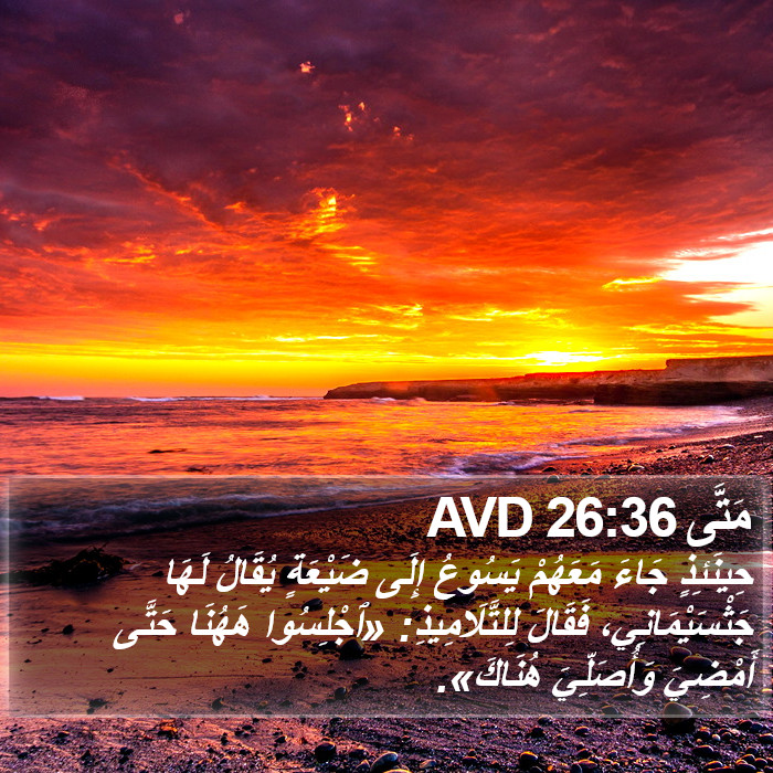 مَتَّى 26:36 AVD Bible Study