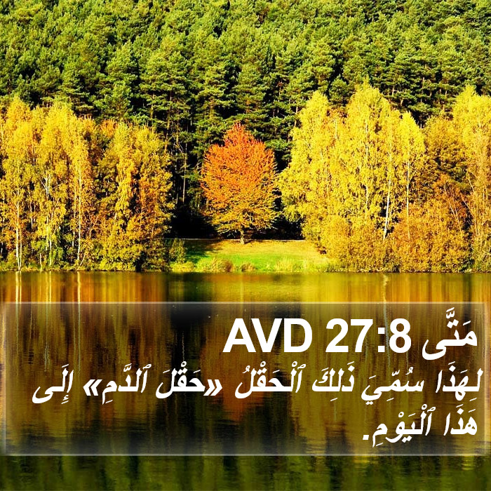 مَتَّى 27:8 AVD Bible Study